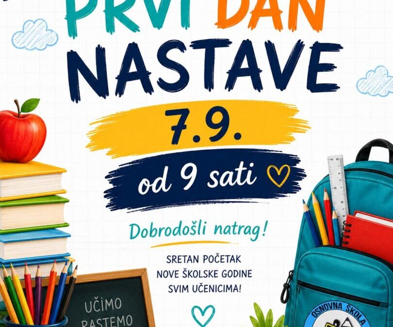 Prvi dan nastave