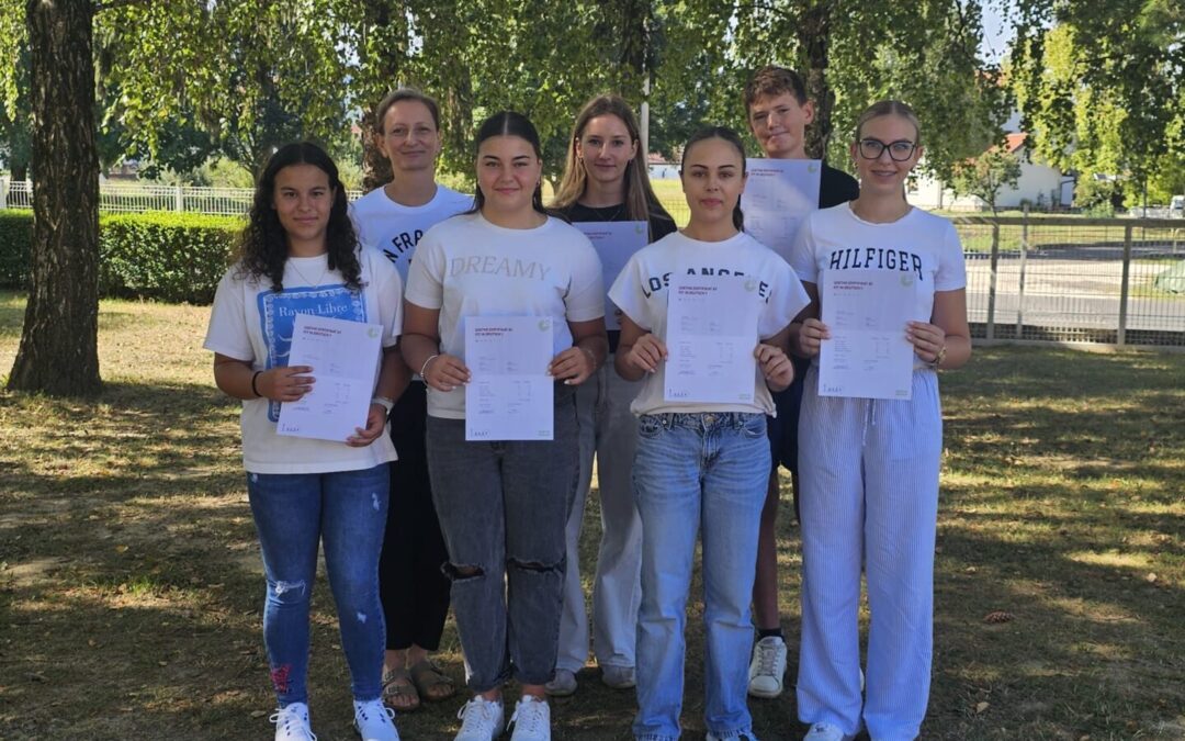 Uručeni Goethe certifikati našim učenicima čime završava projekt za darovite učenike “Deutsch Club Ringelspiel” 